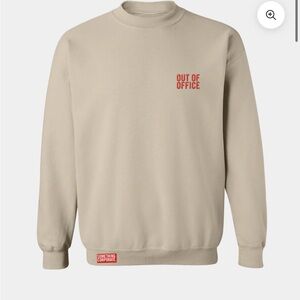 NWOT Something Corporate Band Out of Office Tour Crew Sweatshirt Small Unisex